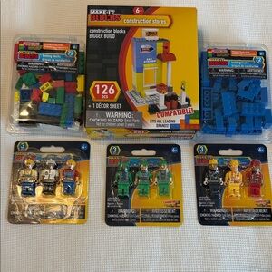 Make it Blocks Construction Set with Figures - Multicolor Bundle
